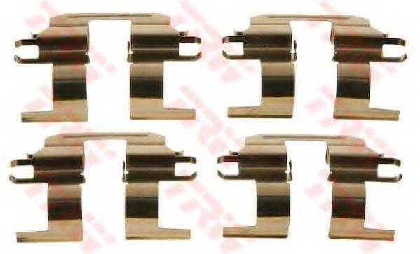 SUBARU 551098900 Комплектуючі, колодки дискового гальма