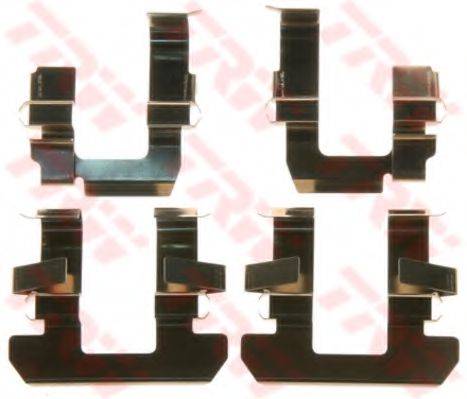 NISSAN 4100967000 Комплектуючі, колодки дискового гальма