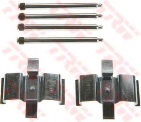 MERCEDES-BENZ 0041681000 Комплектуючі, колодки дискового гальма