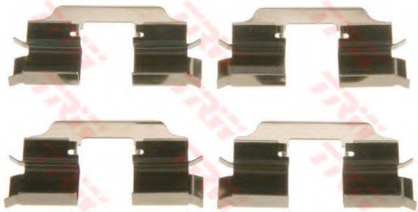 RENAULT 7700987100 Комплектуючі, колодки дискового гальма