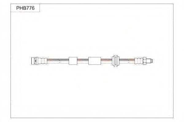 FORD (CHANGAN) 1S712078AF Гальмівний шланг