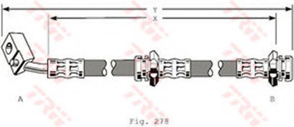 SPIDAN 339944 Гальмівний шланг