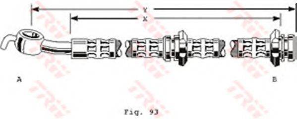 SPIDAN 38589 Гальмівний шланг