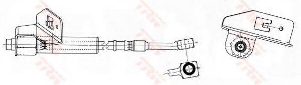 CEF 514079 Гальмівний шланг