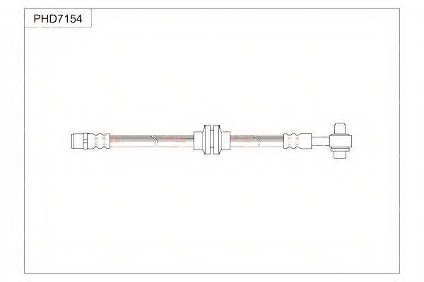 SPIDAN 340029 Гальмівний шланг