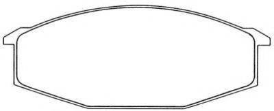 SUZUKI 0446530021 Комплект гальмівних колодок, дискове гальмо