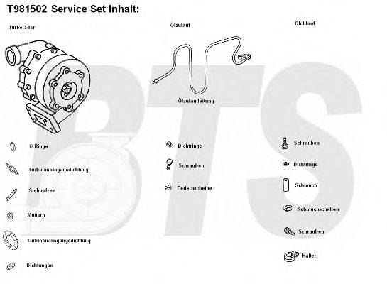 BTS TURBO T911455 Компресор наддув