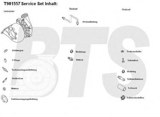 BTS TURBO T981557 Компресор наддув