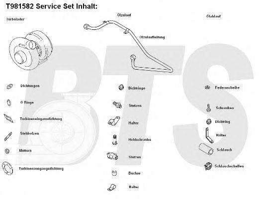 BTS TURBO T981582 Компресор наддув