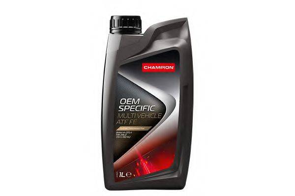 CHAMPION LUBRICANTS 8222610 Рідина для гідросистем; Трансмісійне масло; Олія автоматичної коробки передач; Олія ступінчастої коробки; Олія осьового редуктора; Олія кермового механізму з підсилювачем; Олія роздавальної коробки