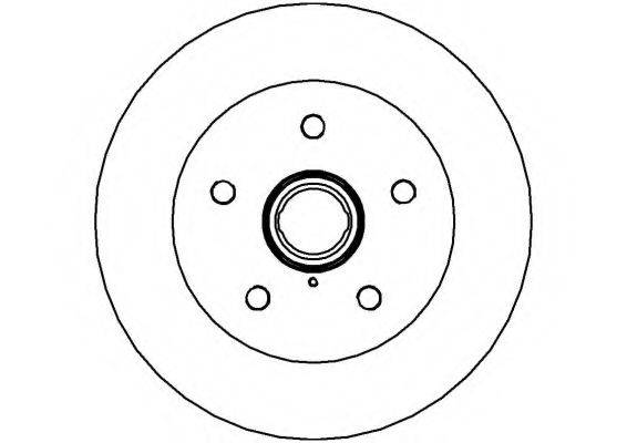 LUCAS ELECTRICAL DF1527 гальмівний диск