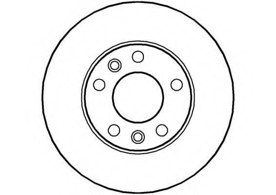 LUCAS ELECTRICAL DF1027 гальмівний диск