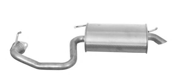 TESH 220860 Глушник вихлопних газів кінцевий