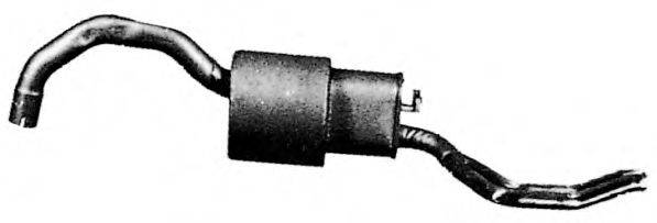 TESH 240345 Глушник вихлопних газів кінцевий