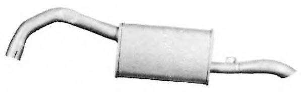 BOSAL 100-409 Глушник вихлопних газів кінцевий