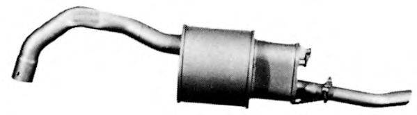 BOSAL 100-423 Глушник вихлопних газів кінцевий