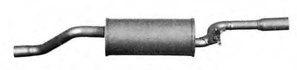 TESH 240018 Глушник вихлопних газів кінцевий