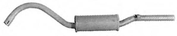 BOSAL 105-891 Глушник вихлопних газів кінцевий