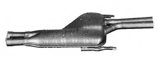 IMASAF 194706 Середній глушник вихлопних газів