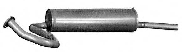 TESH 230056 Глушник вихлопних газів кінцевий