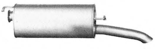 TESH 210394 Глушник вихлопних газів кінцевий