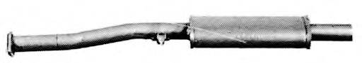 BOSAL 227-001 Середній глушник вихлопних газів