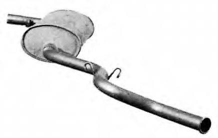 TESH 260423 Глушник вихлопних газів кінцевий