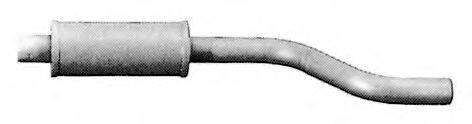 BOSAL 155-219 Глушник вихлопних газів кінцевий