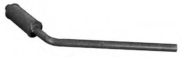 BOSAL 155-215 Глушник вихлопних газів кінцевий