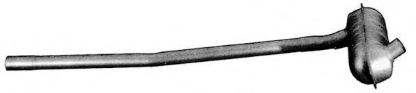 TESH 250152 Середній глушник вихлопних газів