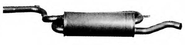 TESH 230220 Глушник вихлопних газів кінцевий