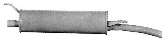 BOSAL 190-717 Глушник вихлопних газів кінцевий