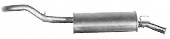 BOSAL 278-113 Глушник вихлопних газів кінцевий