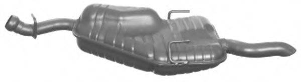 BOSAL 215-007 Глушник вихлопних газів кінцевий