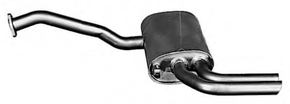 BOSAL 105-569 Глушник вихлопних газів кінцевий