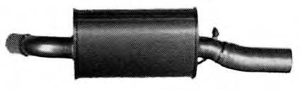 BOSAL 154-083 Глушник вихлопних газів кінцевий
