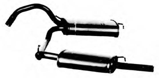BOSAL 210-789 Глушник вихлопних газів кінцевий