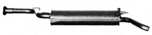 BOSAL 190-689 Глушник вихлопних газів кінцевий