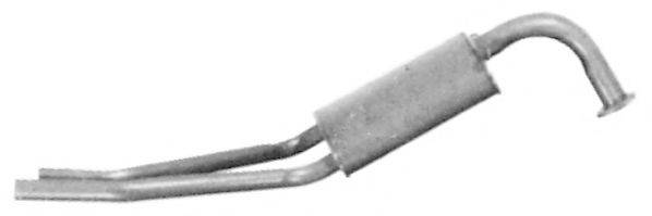 TESH 230244 Середній глушник вихлопних газів