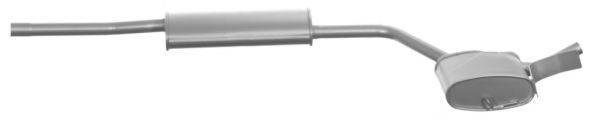 TESH 260027 Глушник вихлопних газів кінцевий