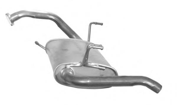 TESH 230868 Глушник вихлопних газів кінцевий