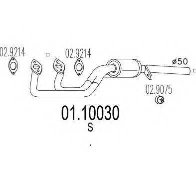 TIMAX 230016 Труба вихлопного газу