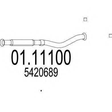 CISAM 230431 Труба вихлопного газу