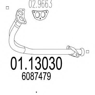 TIMAX 120041 Труба вихлопного газу