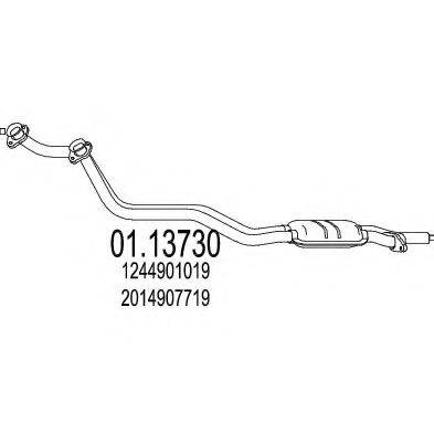CISAM 502001 Труба вихлопного газу