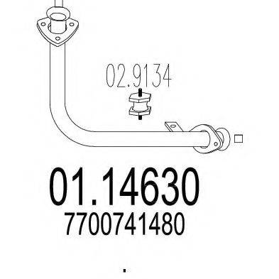 TIMAX 120246 Труба вихлопного газу