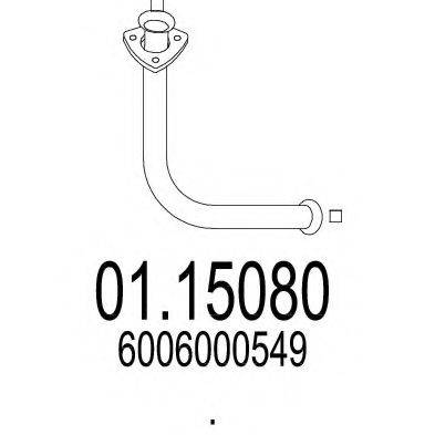 TIMAX 110343 Труба вихлопного газу