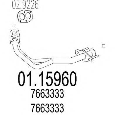 TIMAX 130265 Труба вихлопного газу