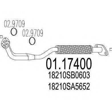 TIMAX 140095 Труба вихлопного газу