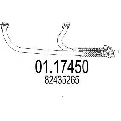 SIGAM 16140 Труба вихлопного газу